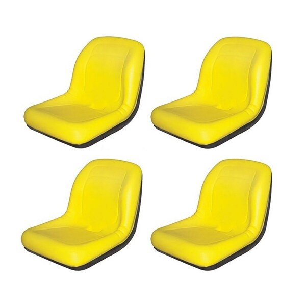 Aic Replacement Parts 4 HIGH BACK Seats Fits John Deere Fits Gator TX / TX 4x2 / TX Turf / TX 4x2 Turf - VG11696_X4