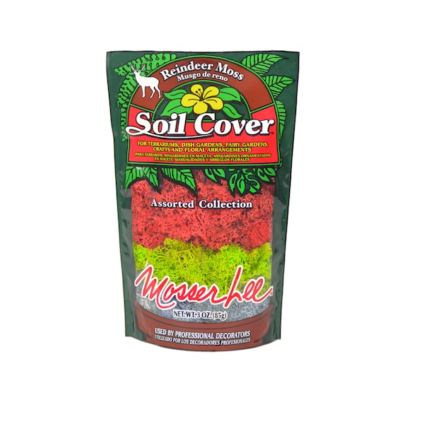 Mosser Lee Mosser Lee Soil Cover Organic Assorted Reindeer Moss 3 oz - ML3020