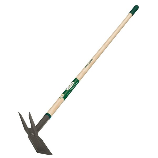 Landscapers Select Garden Hoes, 4 in W Blade, Steel Blade, Stamped Blade, Wood Handle, 5434 in OAL - 34611