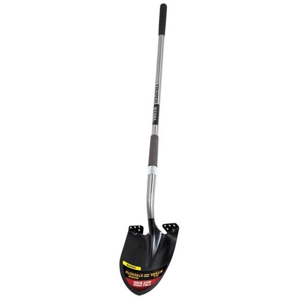 Truper 11 in x 8.75 in x 48 in Round Point Shovel Steel Long Handle - 7598568