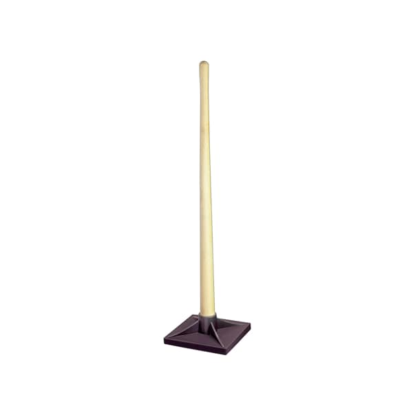 Kraft Tool Heavy-Duty Cast Iron Dirt Tamper, 10"x10 - CC929