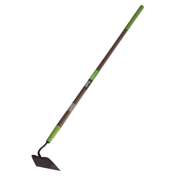 Ames Forged Garden Hoe, 6-1/4 in W Blade, 5-1/2 in L Blade, Steel Blade, Fiberglass Handle, 57-3/8 in OAL - 2825400
