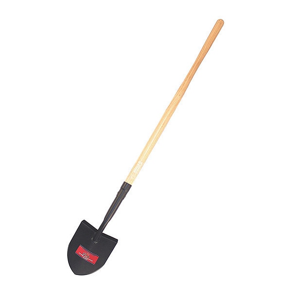 Bully Tools Irrigation Shovel, 12 ga. Steel Blade, Wood Handle - 92717