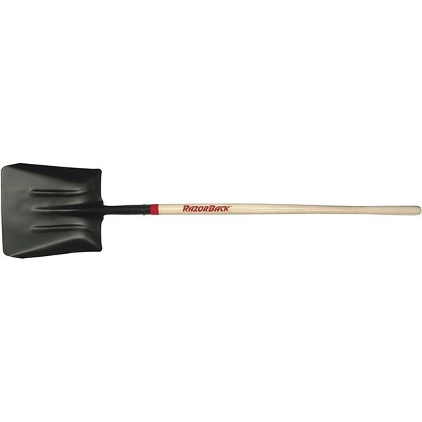 Union Tools Coal and Street Shovel, 1312 in W Blade, 1412 in L Blade, Steel Blade, Straight Handle - 54246