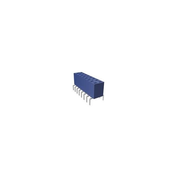 Conector de placa FCI, 4 contactos, 2 filas, hembra, recto, paso de 0.1 pulgadas, terminal de soldadura -76342-402LF