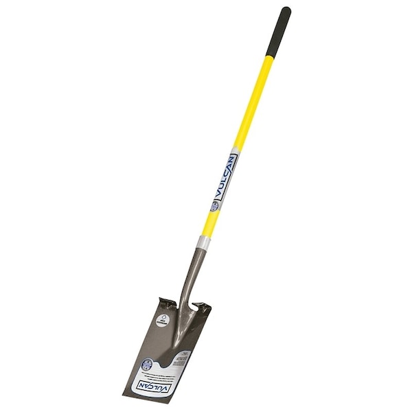 Vulcan Garden Spade Shovel, 48 in L Fiberglass Handle - 34539