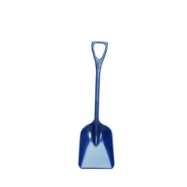 Remco Hygienic Square Point Shovel, Polypropylene Blade, 37-1/2 in L, Blue - 6981MD3