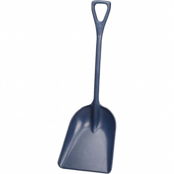Remco Hygienic Square Point Shovel, Polypropylene Blade, 37-1/2 in L, Blue - 6981MD3