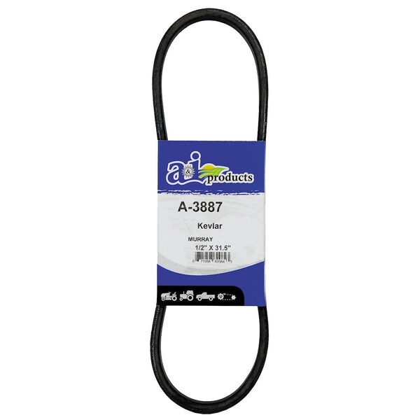 A & I Products Belt, Auger Drive 13.2" x4" x0.5" - A-3887