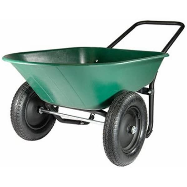 Marastar Marastar 227591 2 Wheel Green Thumb Poly Wheelbarrow - 227591