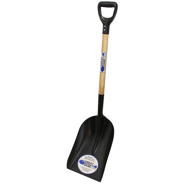 The Brush Man No 2 Scoop, Stainless Steel, D-Grip Wood Handle, 3PK - SCOOP-ST-DW2-I