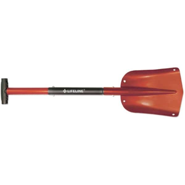Lifeline First Aid Sport Utility Shovel, Aluminum, Red - 568201