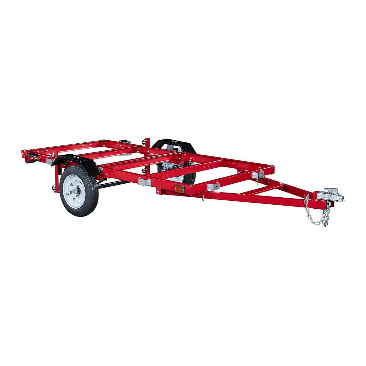 Remolque plegable de servicio pesado Haul-Master con capacidad de 1195 lb, 48-5/8 pulg. x 96-1/4 pulg. - 62666