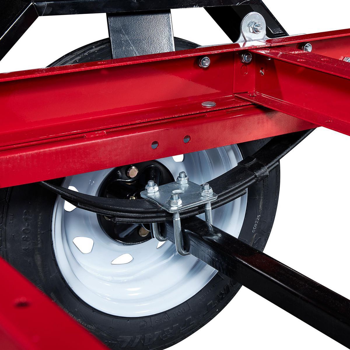 Remolque plegable de servicio pesado Haul-Master con capacidad de 1195 lb, 48-5/8 pulg. x 96-1/4 pulg. - 62666