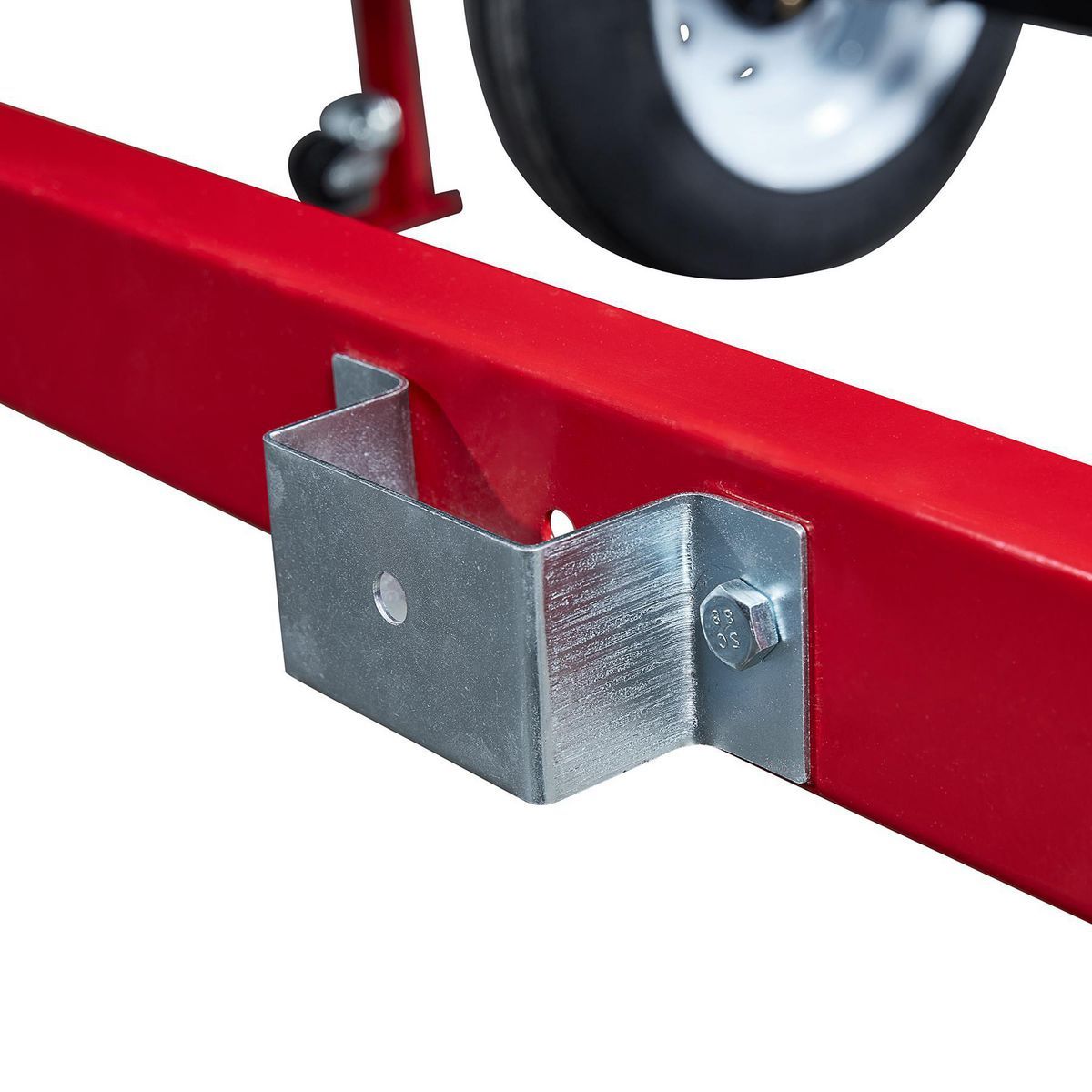 Remolque plegable de servicio pesado Haul-Master con capacidad de 1195 lb, 48-5/8 pulg. x 96-1/4 pulg. - 62666