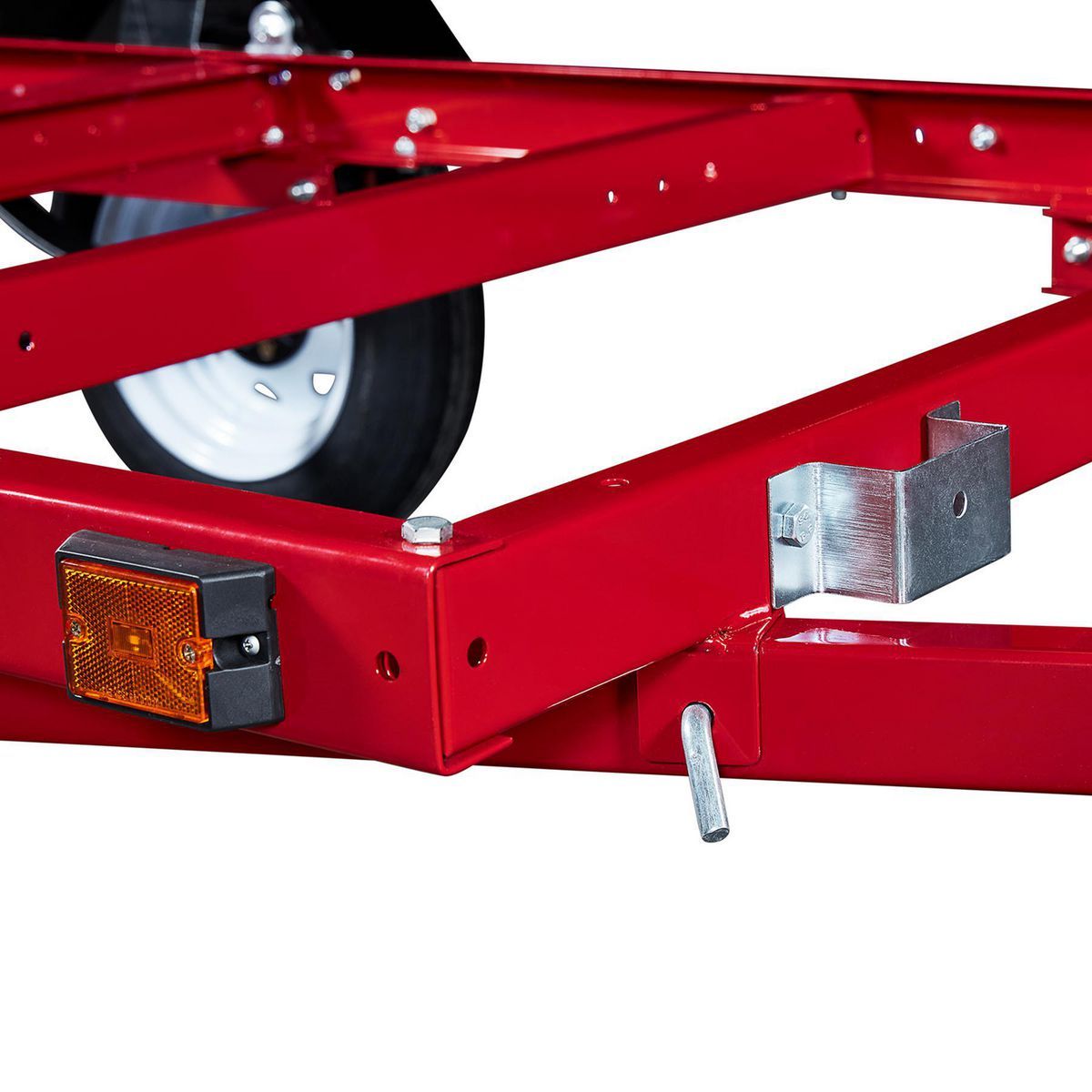 Remolque plegable de servicio pesado Haul-Master con capacidad de 1195 lb, 48-5/8 pulg. x 96-1/4 pulg. - 62666