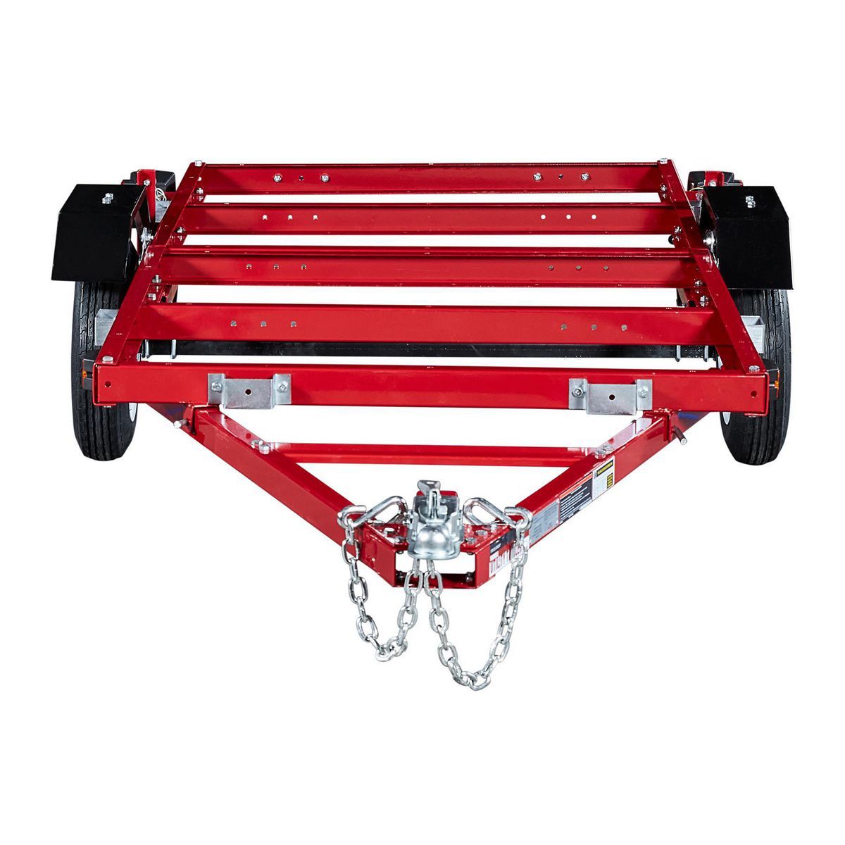 Remolque plegable de servicio pesado Haul-Master con capacidad de 1195 lb, 48-5/8 pulg. x 96-1/4 pulg. - 62666