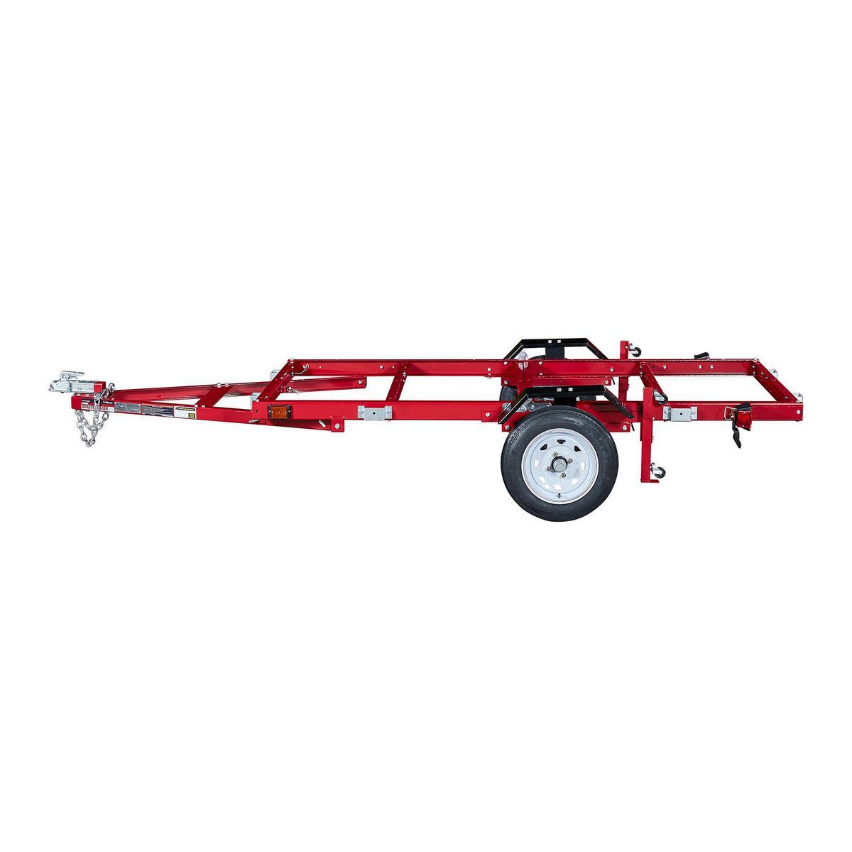 Remolque plegable de servicio pesado Haul-Master con capacidad de 1195 lb, 48-5/8 pulg. x 96-1/4 pulg. - 62666