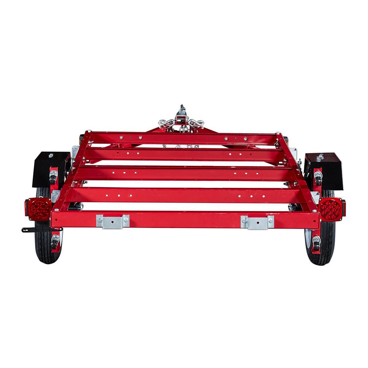 Remolque plegable de servicio pesado Haul-Master con capacidad de 1195 lb, 48-5/8 pulg. x 96-1/4 pulg. - 62666