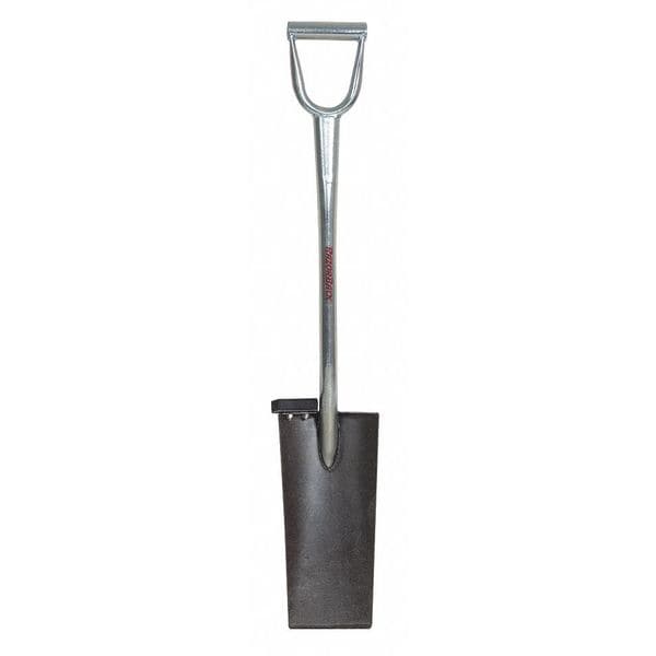 Razor-Back Garden Spade Shovel, 14 ga Not Applicable Blade, Steel Blade, 26 in L Silver Steel Handle - 2451700