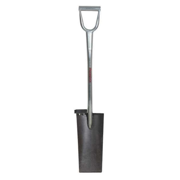 Razor-Back Garden Spade Shovel, 14 ga Not Applicable Blade, Steel Blade, 26 in L Silver Steel Handle - 2451700