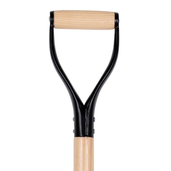 Truper Shovel, Steel Blade, 30 in L Brown Wood Handle - MG-PY-RBA-24