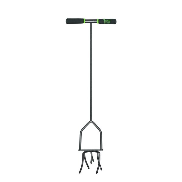 Yard Butler 6 Tine Steel Hand Tiller 24 in. Steel Handle - TNT-4
