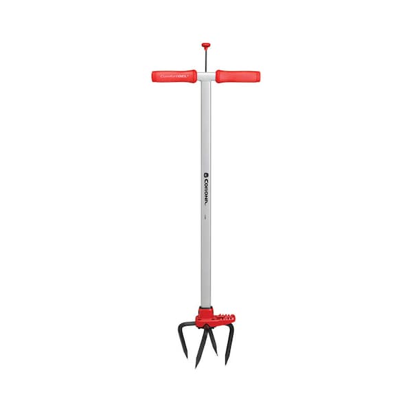 Corona Tools Corona ComfortGEL 4 Tine Steel Hand Tiller 6 in. Aluminum Handle - LG 3624
