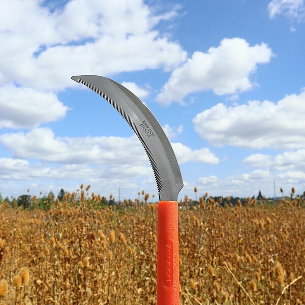Zenport Plastic Handle Harvest Sickle with Serrated Blade, 3PK - K208