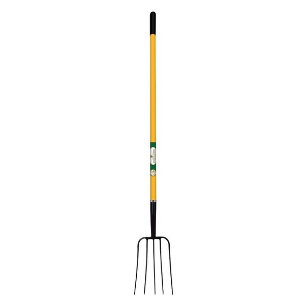 Landscapers Select Fork Manure Fiberglass 5 Tine, 54 in - BPJ-5F-OR