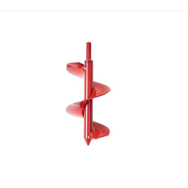 Power Planter Power Planter 7 in. Steel Bulb Auger Drill Bit - 307-RED
