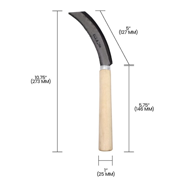Zenport Harvest Knife Sickle, 120PK - K207
