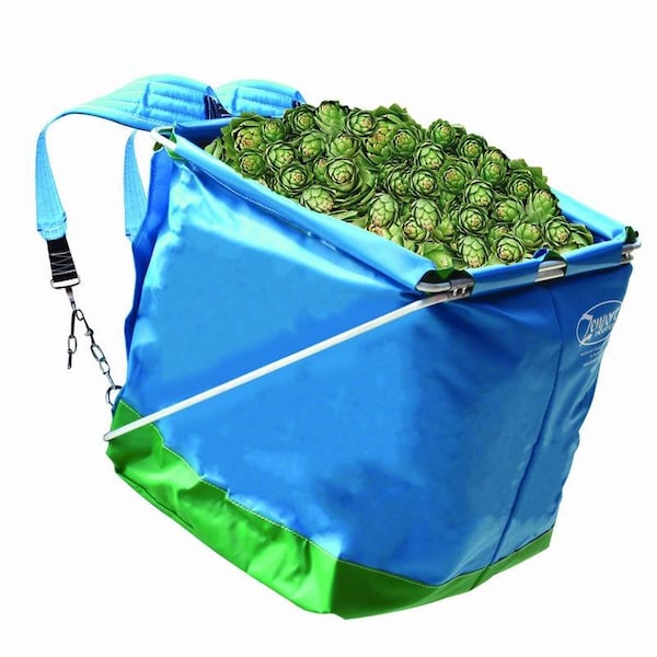 Zenport Artichoke Harvest Bag Backpack, Blue, 4PK - AG418