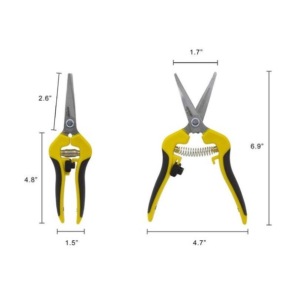 Zenport Comfi-Grip Harvest Shear, Straight Blade, 12PK - H357F