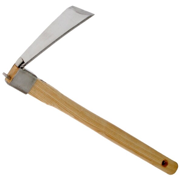 Zenport Stainless Steel Hoe, 15-Inch Handle, 5-Inch Head, 12PK - J6-02