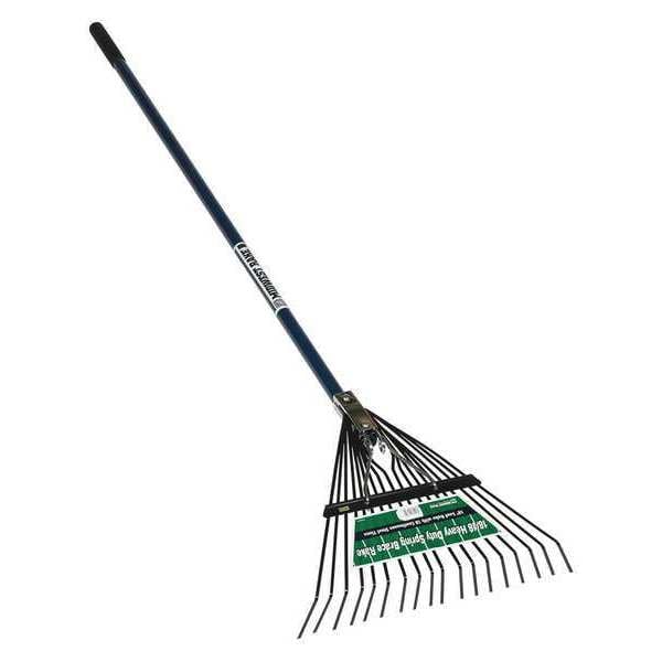 Seymour Midwest 18-tine Lawn Rake with 54"L Aluminum Handle - 40931