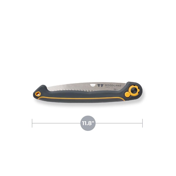 Woodland Tools Woodland Tools Duralight 11.8 in. High Carbon Steel Serrated Folding Pruning Saw - 06-5003-100