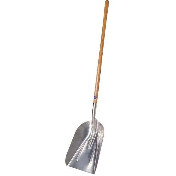 Foxy Manufacturing No 12 Long-Handled Scoop Shovel, Aluminum - 709