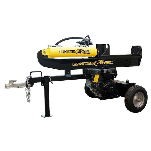 Lumber Jack Log Splitter, Gasoline Engine, 37 ton Splitting, Max length 26 in Log - YTL-014-700