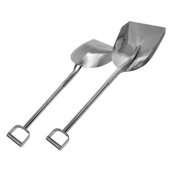 Sani-Lav Hygienic Shovel, Stainless steel Blade, Silver Stainless steel Handle - 237