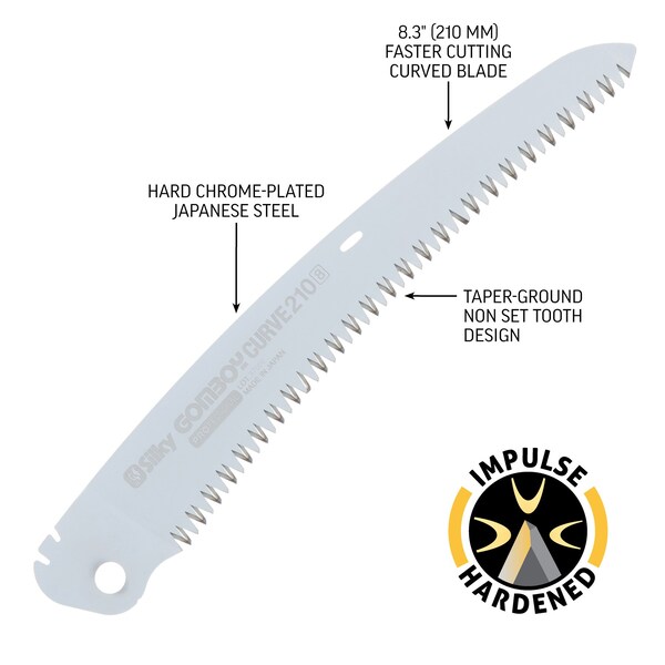 Silky Saws Silky Gomboy Curve Blade 210mm - 718-21