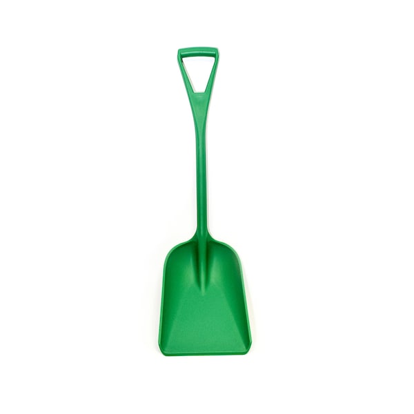 Malish Sanitary Shovel, Polypropylene Blade, 42 in L Green Polypropylene Handle - 62542