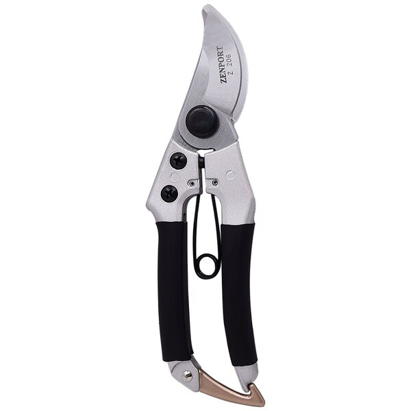 Zenport Deluxe Chrome-Plated Pruner, 7-Inch, 3PK - Z206