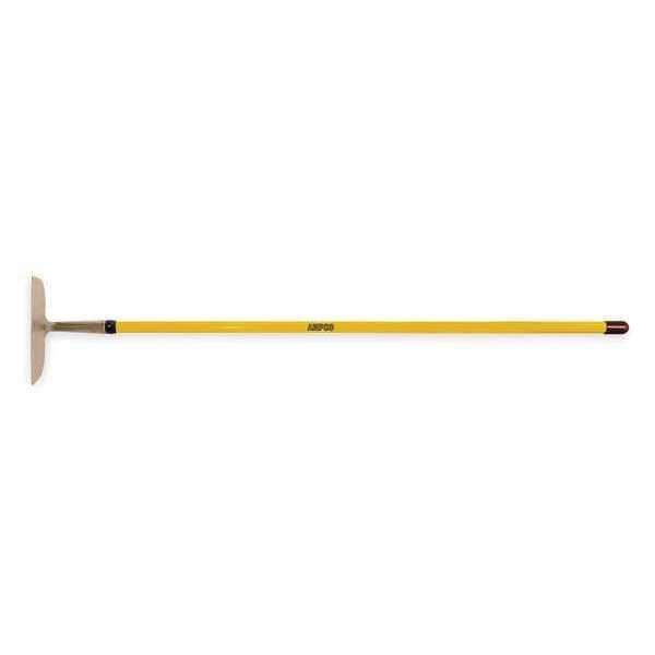 Ampco Safety Tools Garden/Mixing Hoe, 6 x 4 In, 55 In Handle - H-100FG