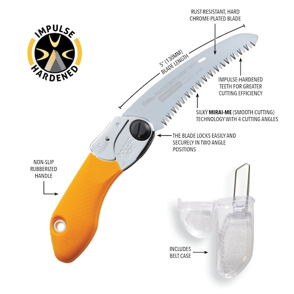 Silky Saws Silky PocketBoy Curve Professional Saw 130mm - 726-13