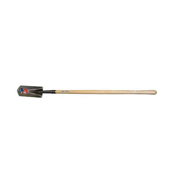 Ames Premium Grade Wood Handle Shovel, Long Handle, Trenching 5in. Blade, No 15-567 - S49427