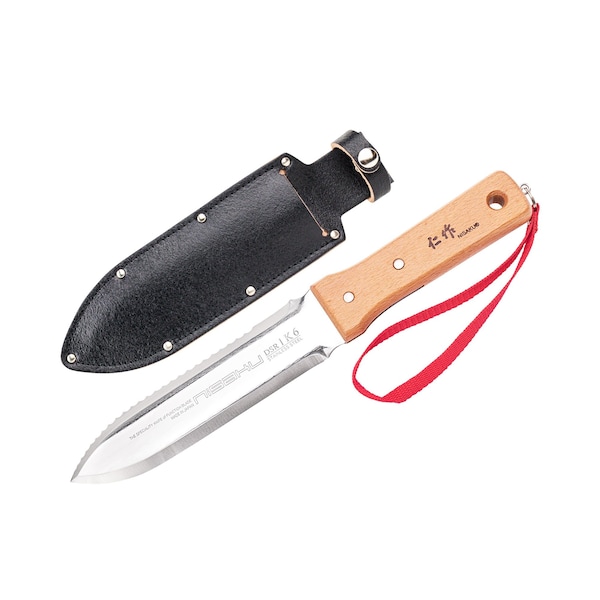 Nisaku SANSAIBORI SPECIAL MODEL HORI HORI Stainless Steel Weeding Knife, 7.25" Blade Limited Edition - NJP651