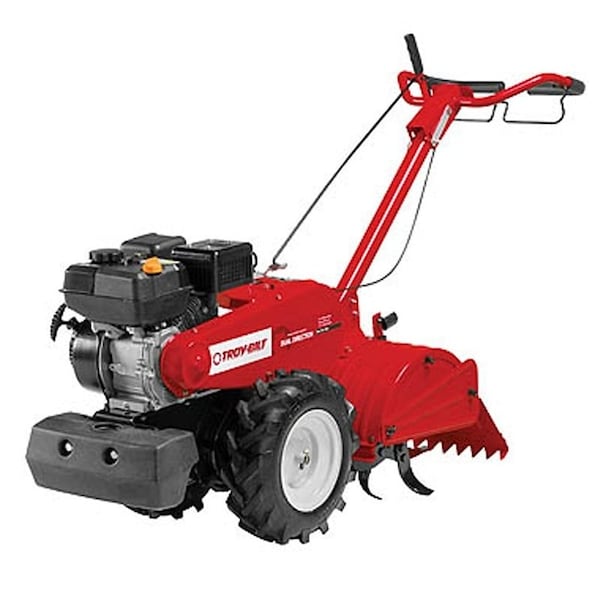 Troy-Bilt Dual Direction Tiller, 208 cc Engine Displacement, OHV Engine, 18 in Max Tilling W, Rear Tine - 21AB45M8766