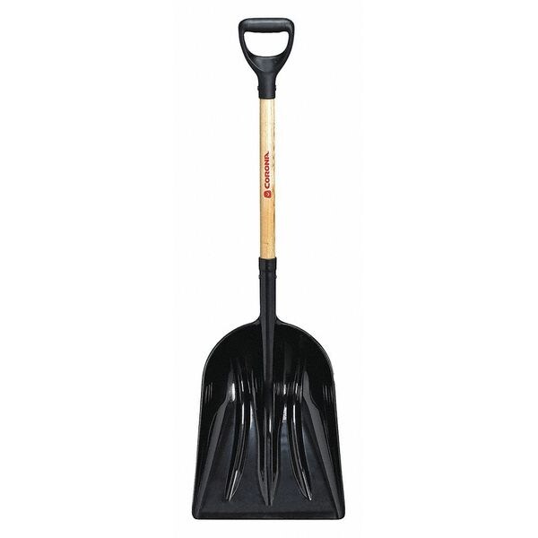 Corona Tools Scoop Shovel, Poly Blade, 30 in L Wood Handle - SS 42011