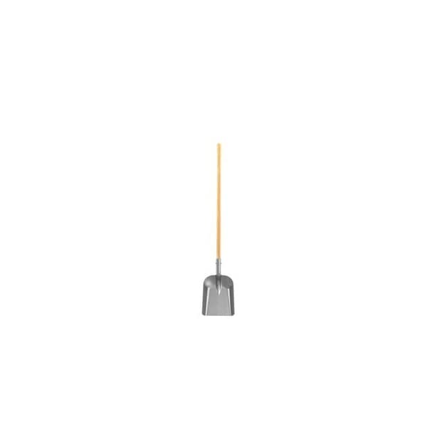Bon Tool 11 in X 14 in Scoop Shovel, Aluminum, 48 in L Wood Handle - 84-701